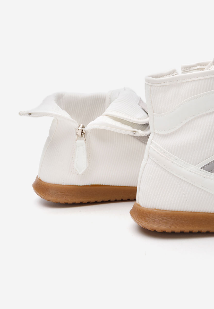 Γυναικεία sneakers αστραγάλο Daine λευκά