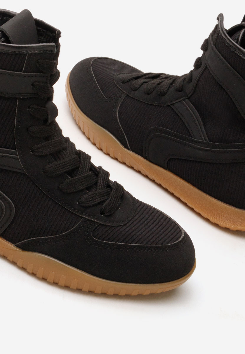 Γυναικεία sneakers αστραγάλο Daine μαύραi