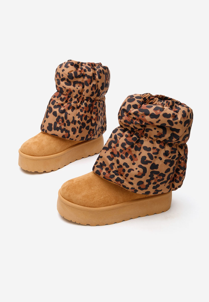 Μπότες τύπου UGG με πλατφόρμα Aydena ταμπά