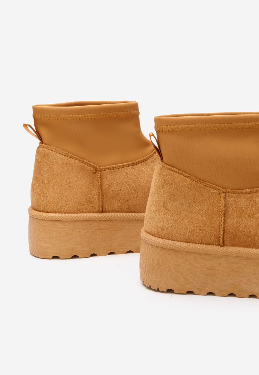 Μπότες τύπου UGG με πλατφόρμα Aydena ταμπά