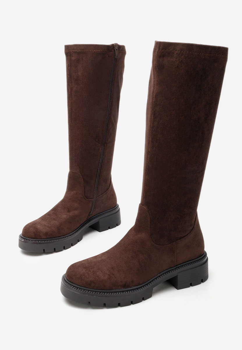 Γυναικείες μποτες Nicoua καφε