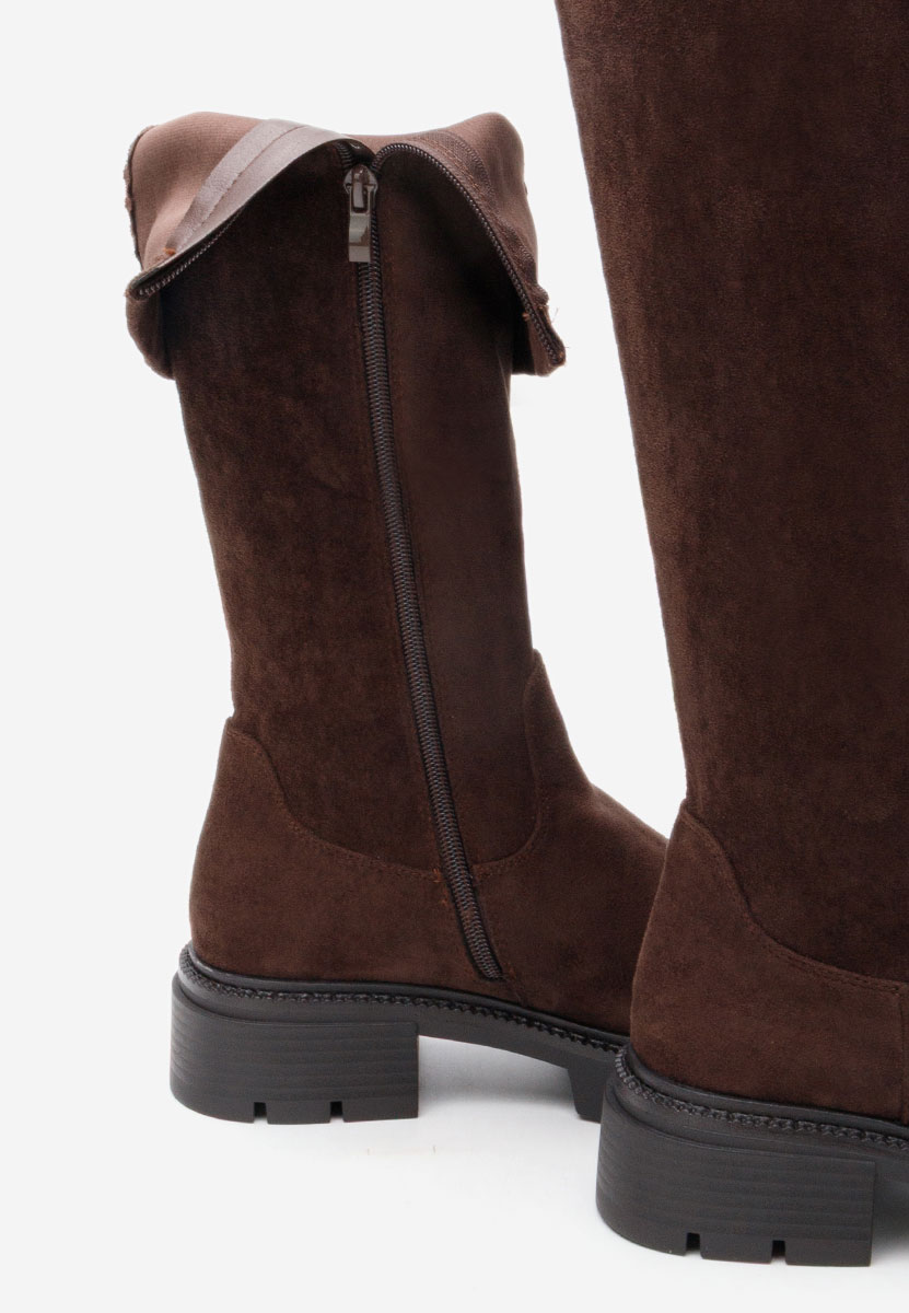 Γυναικείες μποτες Nicoua καφε