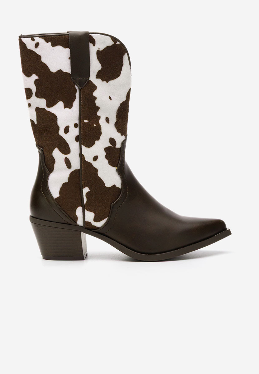 Γυναικεία Μποτάκια Cowboy Nedira καφε