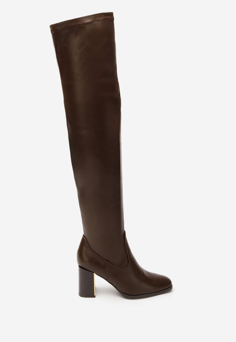 Ψηλές μπότες Jeanne καφε