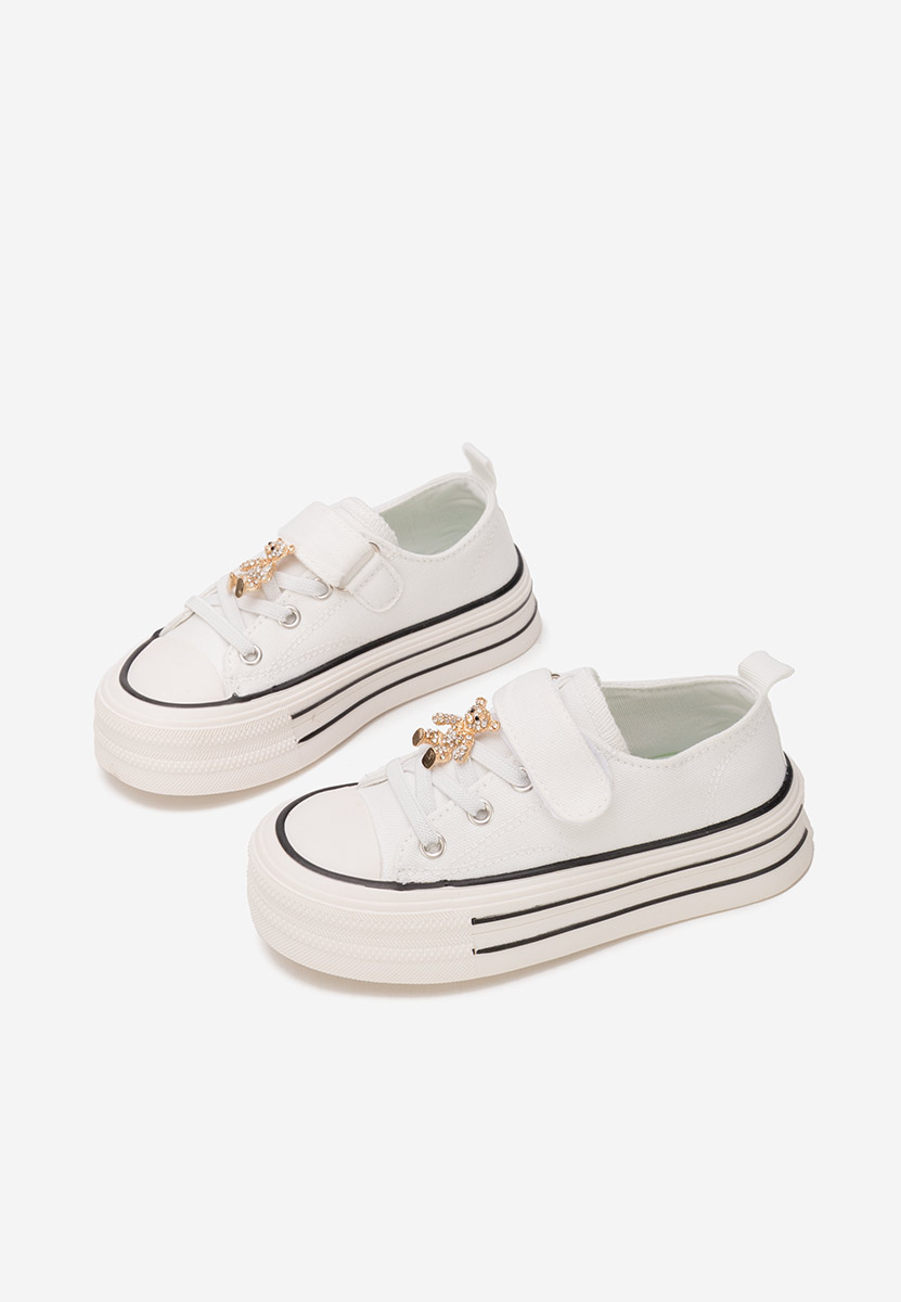 Κοριτσίστικα sneakers Miravia λευκά