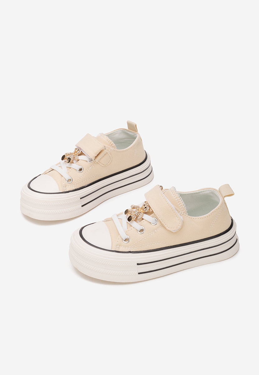 Κοριτσίστικα sneakers Miravia μπεζ