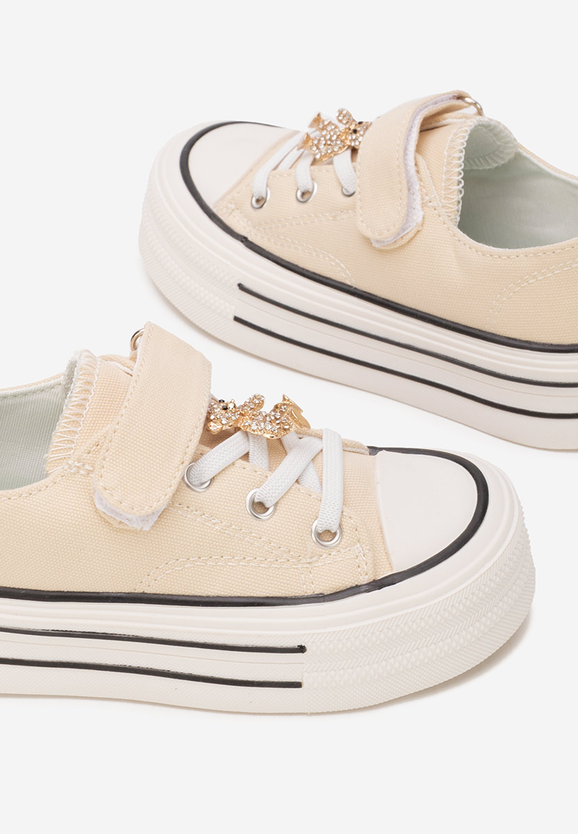 Κοριτσίστικα sneakers Miravia μπεζ