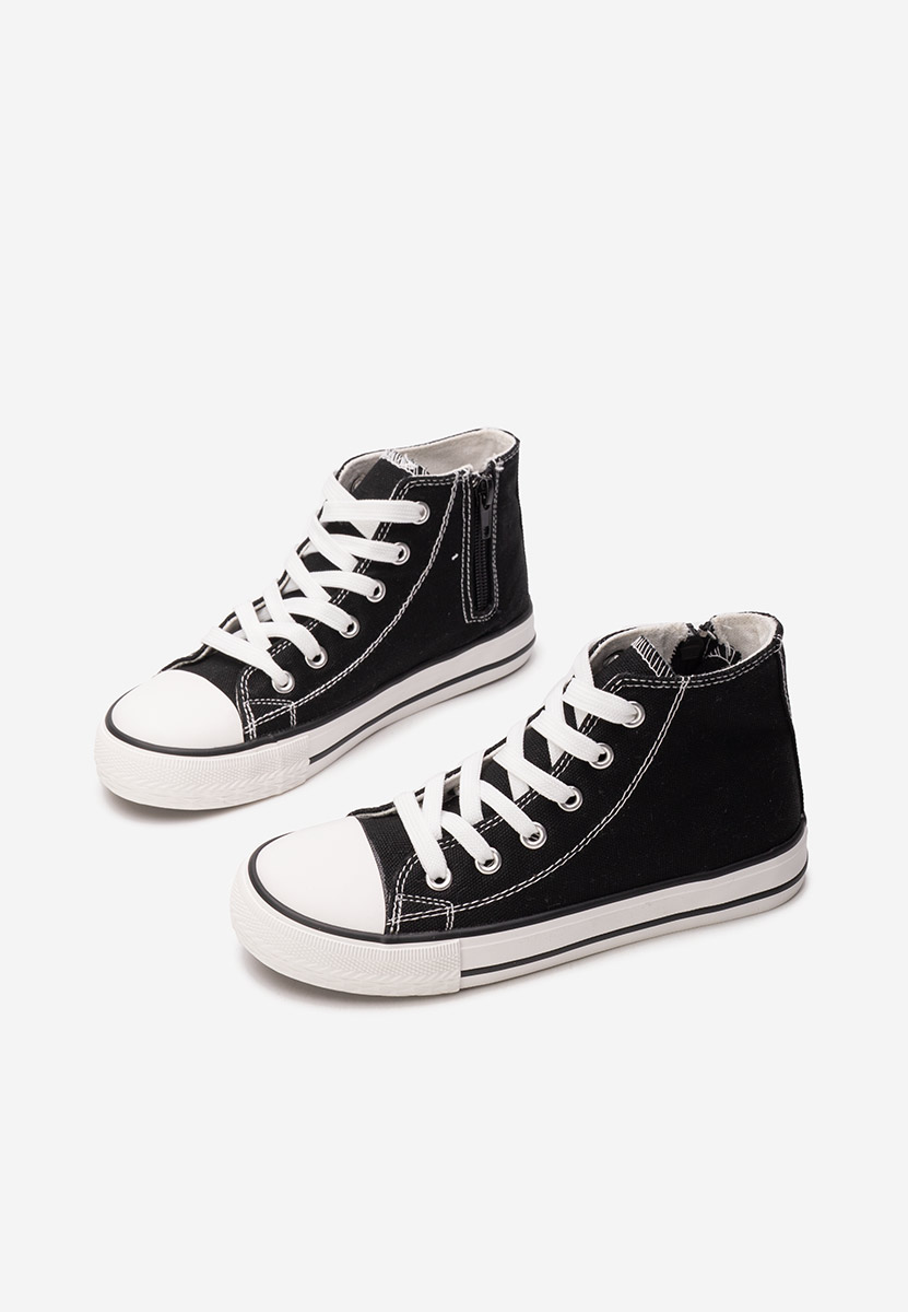 Παιδικά μποτάκια sneakers Denzel V2 μαύρα