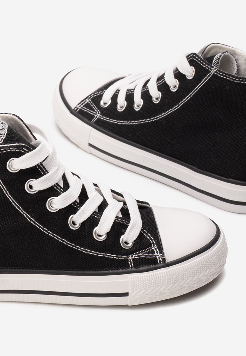 Παιδικά μποτάκια sneakers Denzel V2 μαύρα