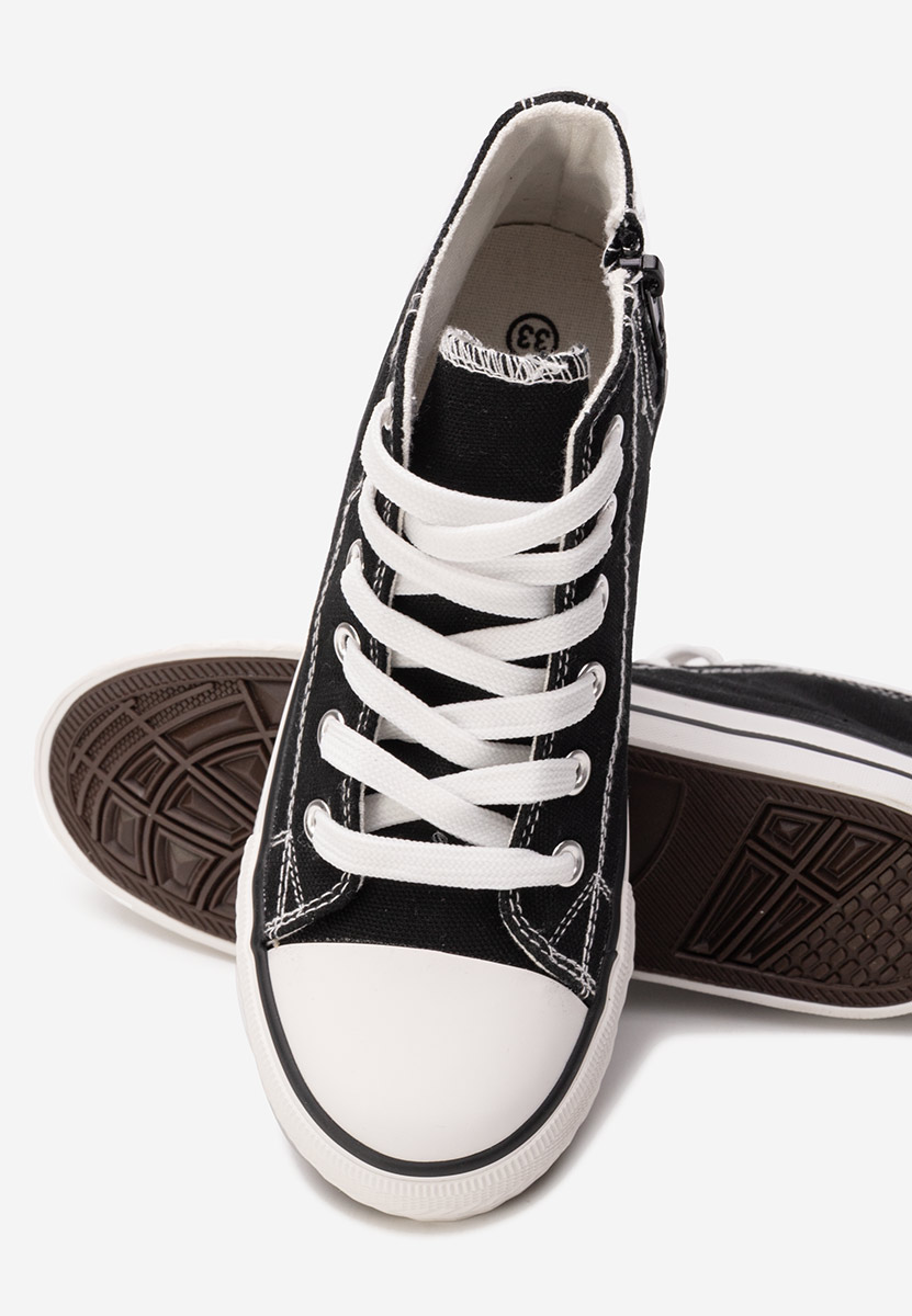 Παιδικά μποτάκια sneakers Denzel V2 μαύρα