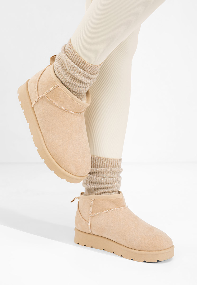 Μπότες τύπου UGG Avenira μπεζ