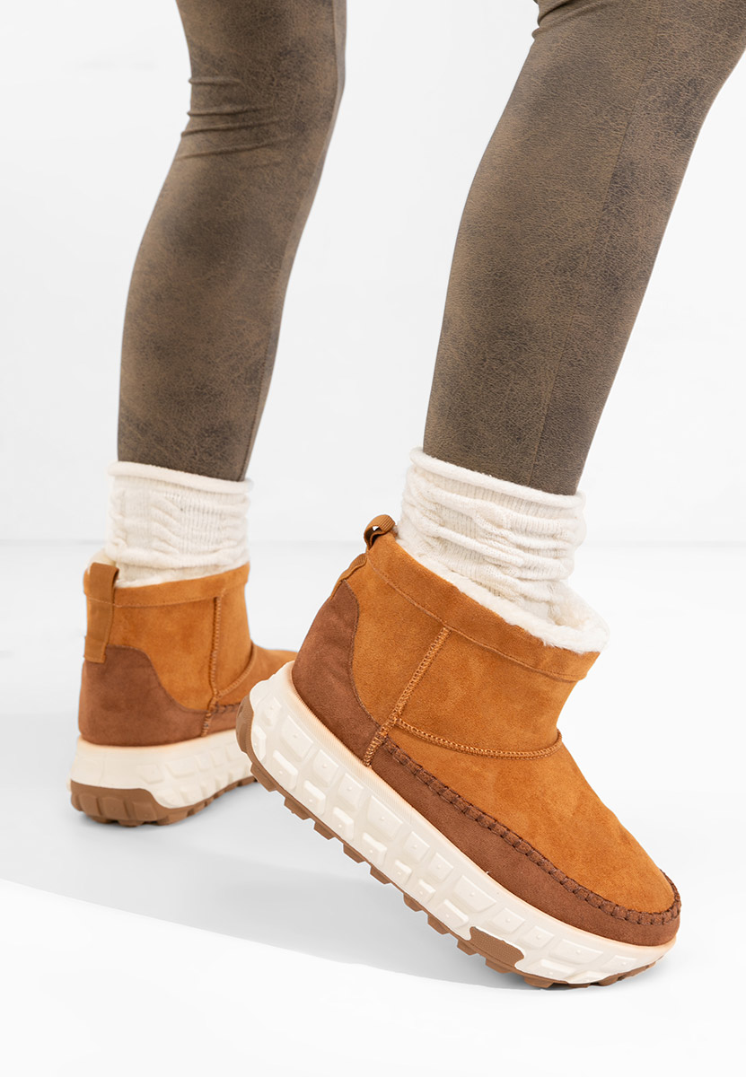 Mποτάκια πλατφόρμα Novela ταμπά