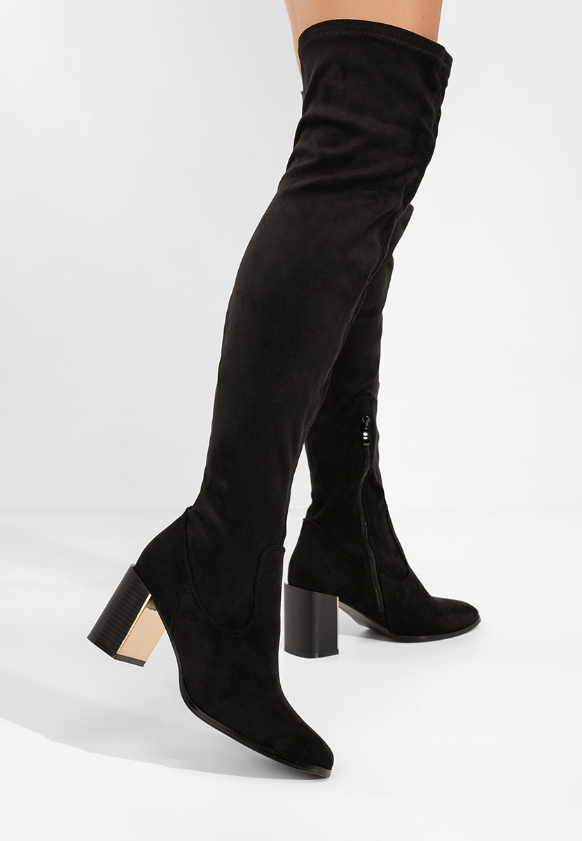 Ψηλές μπότες Jeanne V2 Μαύρα