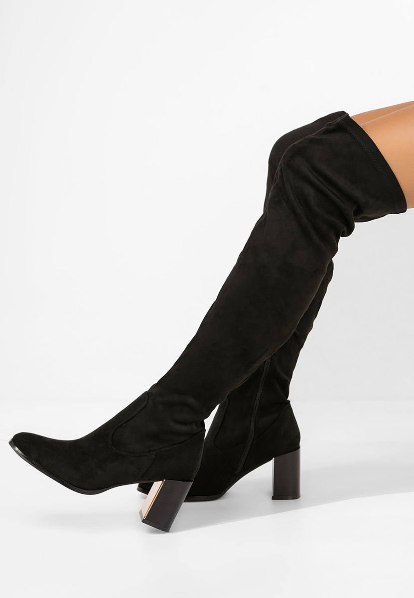 Ψηλές μπότες Jeanne V2 Μαύρα