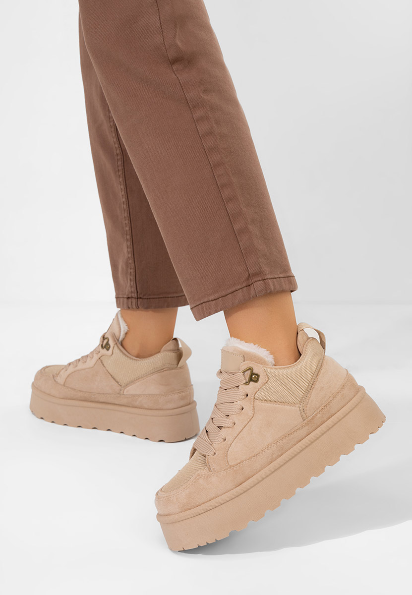 Sneakers με πλατφόρμα Isariel χακι