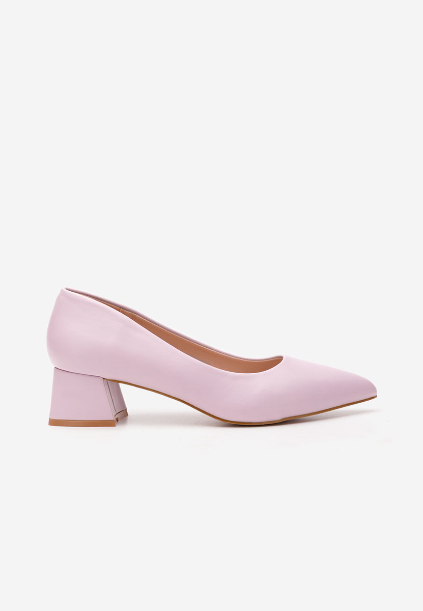 Γόβες με χαμηλό τακούνι Alleva V2 μωβ