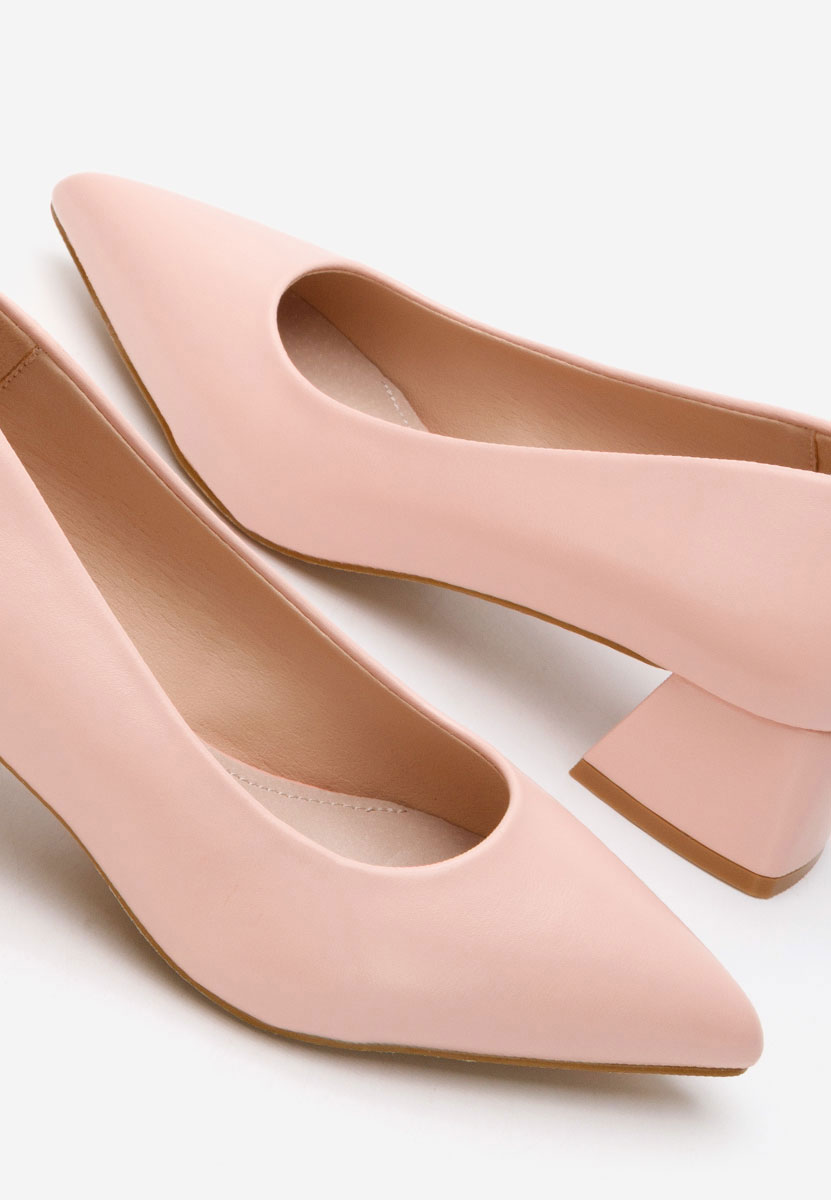 Γόβες με χαμηλό τακούνι Alleva V2 Νουντ