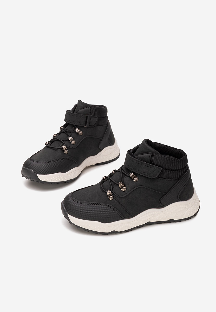 Μποτάκια για αγόρια Isnor Μαύρα