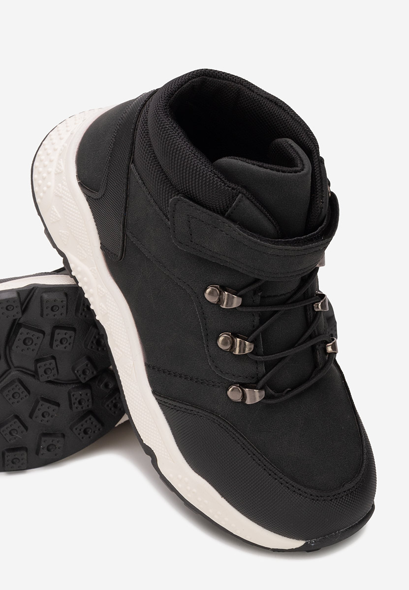 Μποτάκια για αγόρια Isnor Μαύρα