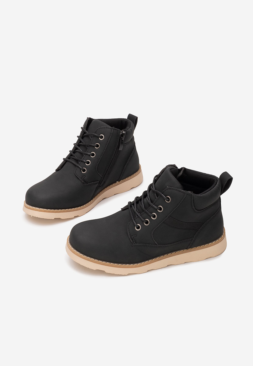 Μποτάκια για αγόρια Torven Μαύρα