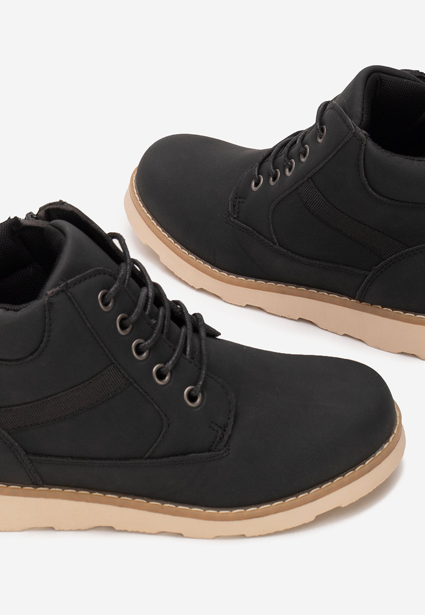 Μποτάκια για αγόρια Torven Μαύρα