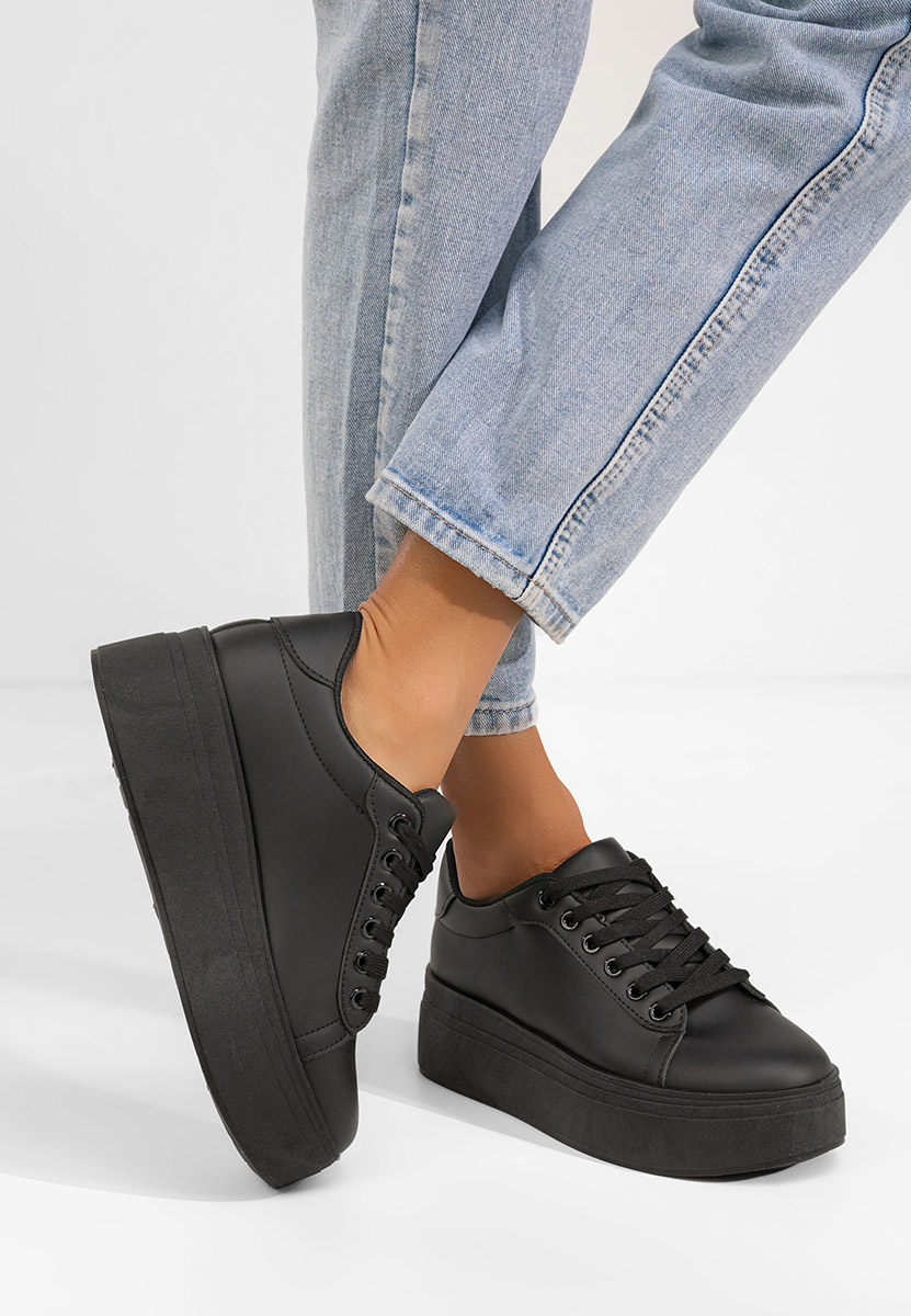 Sneakers με πλατφόρμα Albea μαύρα