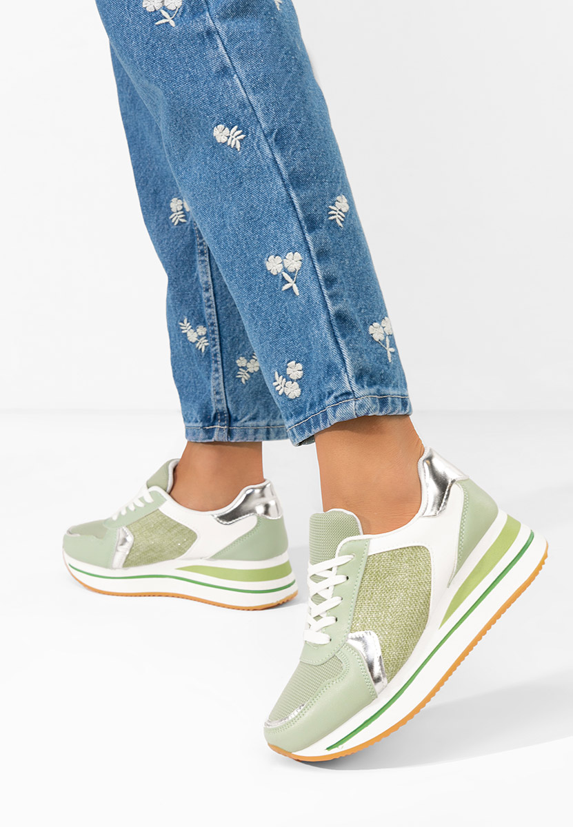 Sneakers με πλατφόρμα Sidnei πρασινο