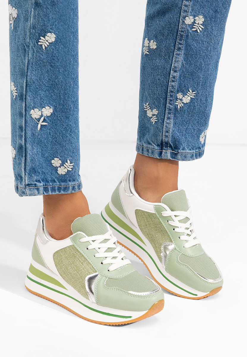 Sneakers με πλατφόρμα Sidnei πρασινο