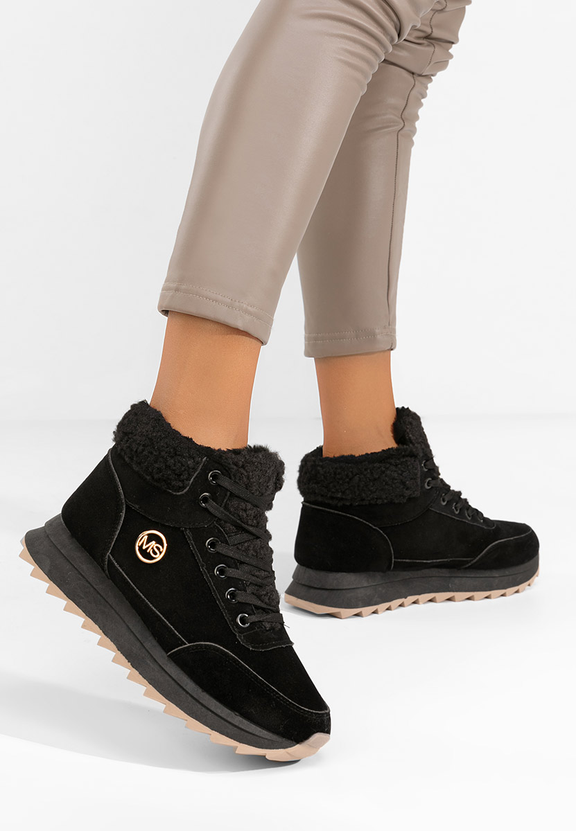 Χειμερινά sneakers γυναικεια Avilma V3 μαύρα