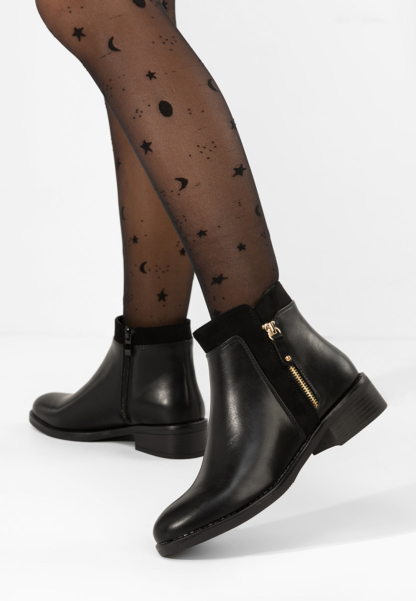 Γυναικεία μποτάκια Lanaki Μαύρα