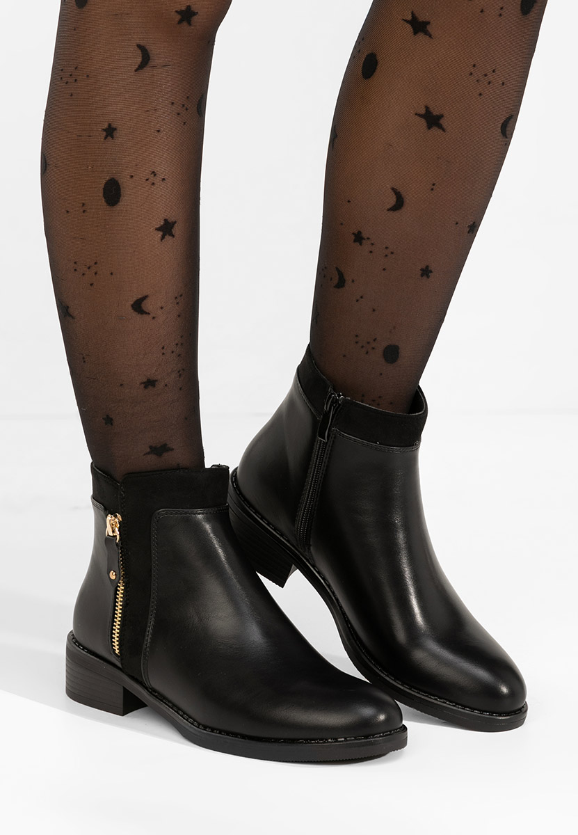 Γυναικεία μποτάκια Lanaki Μαύρα