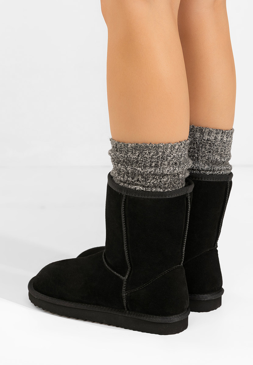 Μπότες τύπου UGG Crisea Μαύρα