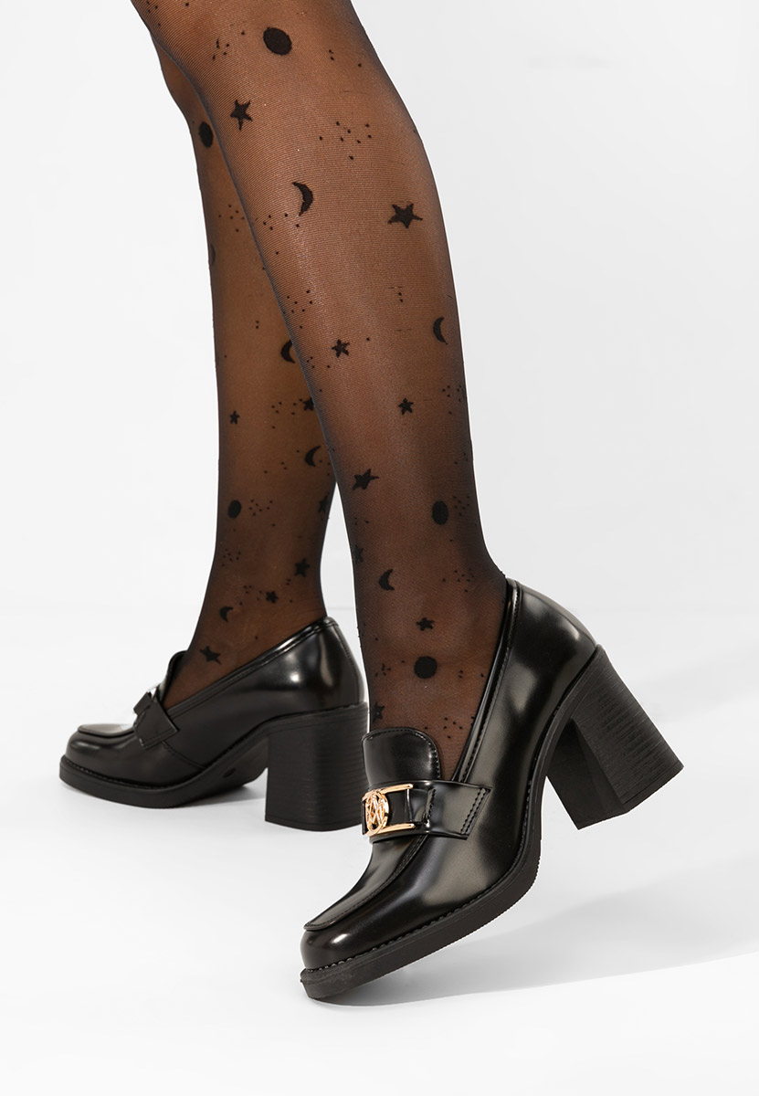 Loafers γυναικεια με τακουνι Selira καφε Loafers γυναικεια με τακουνι Selira καφε