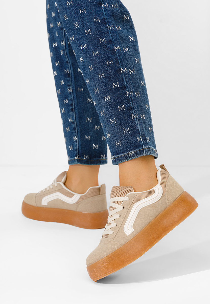 Sneakers γυναικεια Davira χακι