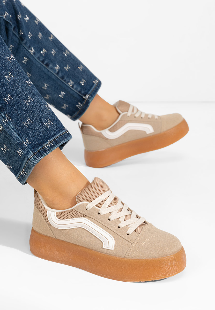 Sneakers γυναικεια Davira χακι