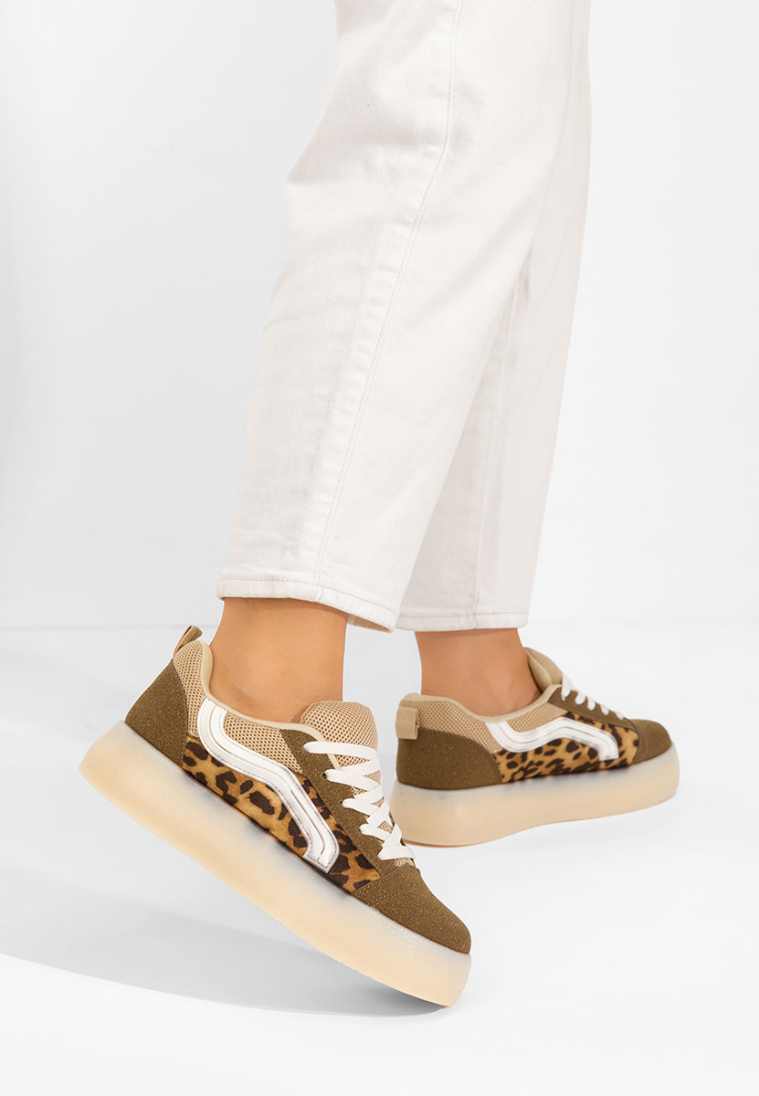 Sneakers γυναικεια Davira animal print