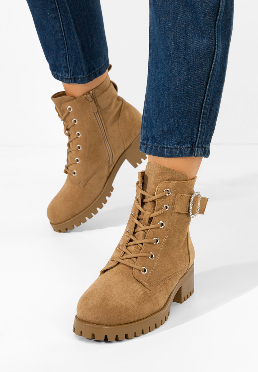 Γυναικεία μποτάκια Garneta ταμπά