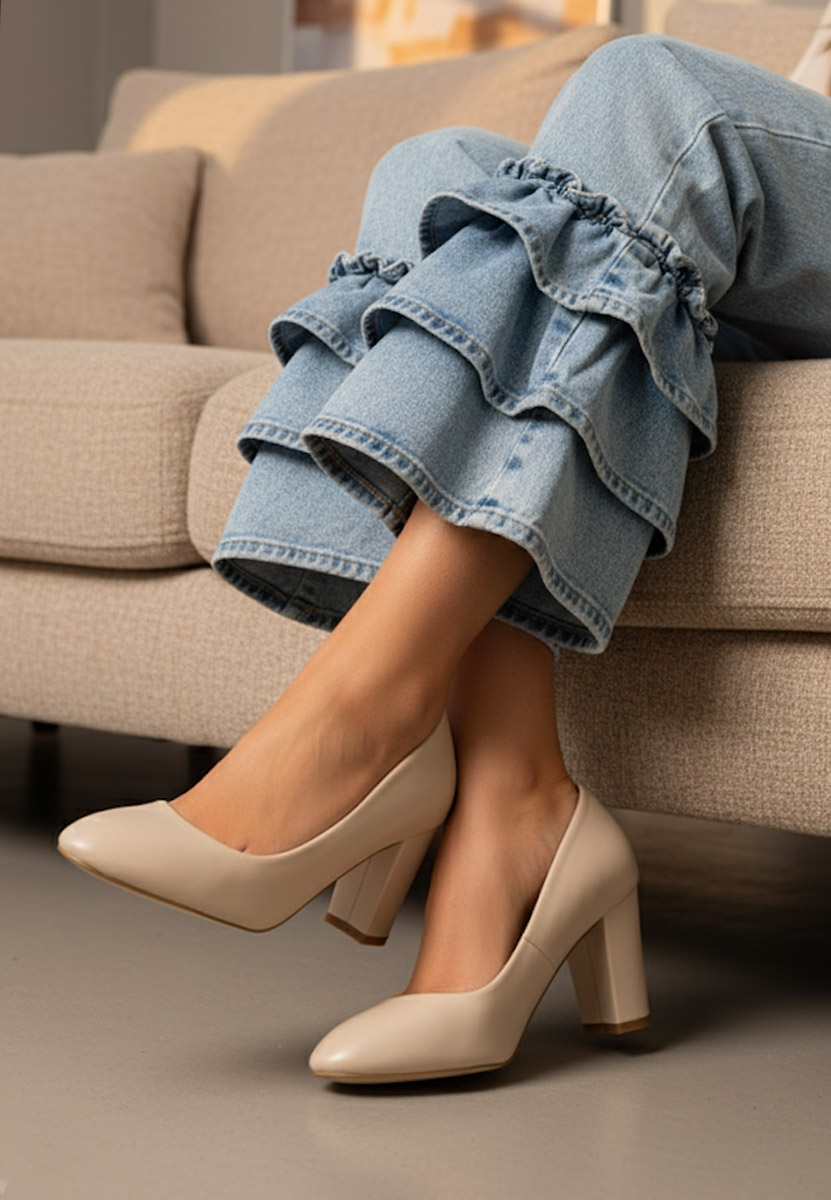 Γοβες Bonanza μπεζ