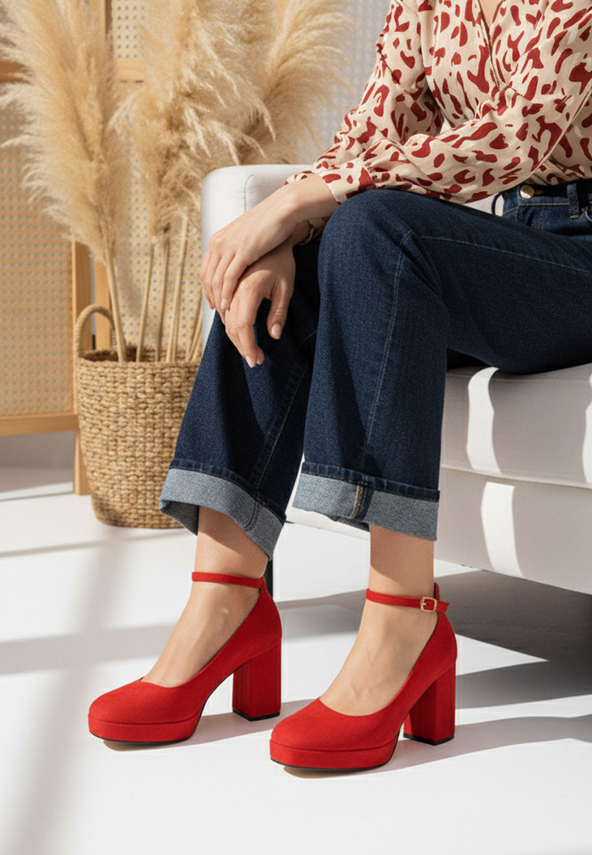 Γοβες Isperta V2 κοκκινο