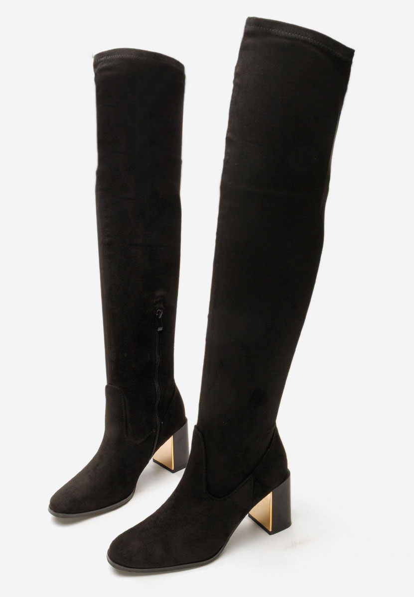 Ψηλές μπότες Jeanne V2 Μαύρα