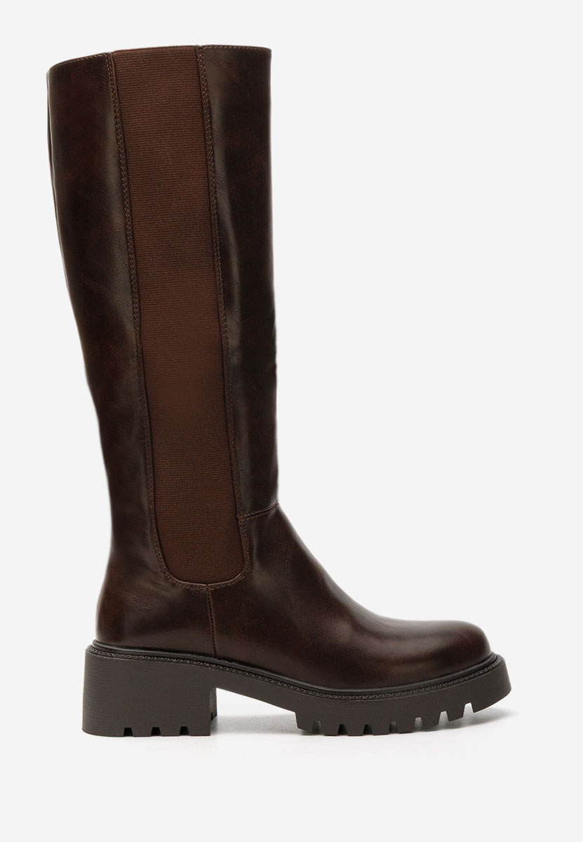 Ψηλές μπότες Calipso καφε