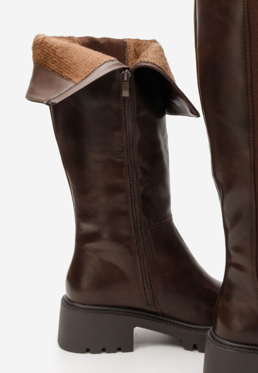 Ψηλές μπότες Calipso καφε