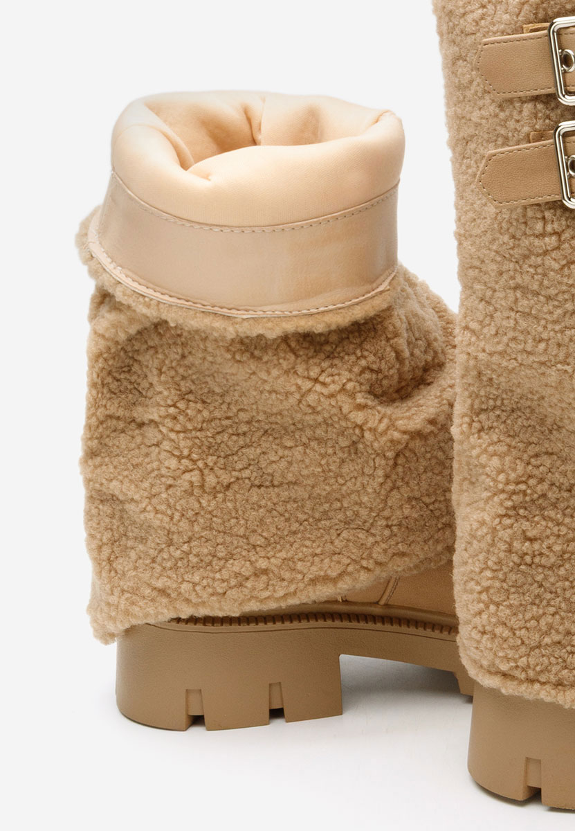 Mποτεσ γυναικειεσ φλατ Morina χακι