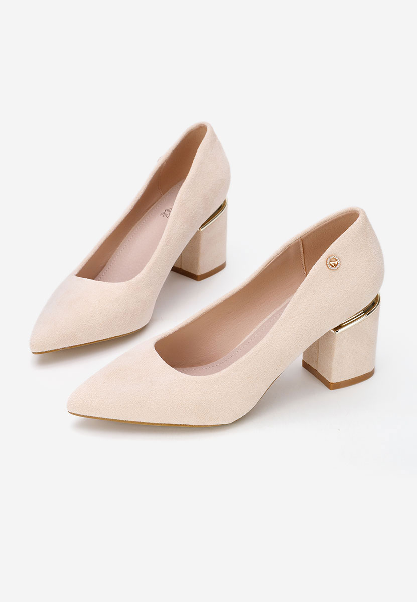 Γοβες Nelia V5 μπεζ