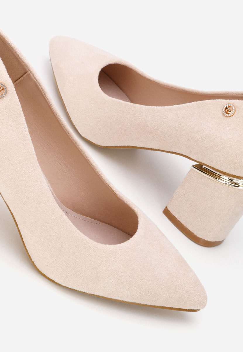 Γοβες Nelia V5 μπεζ