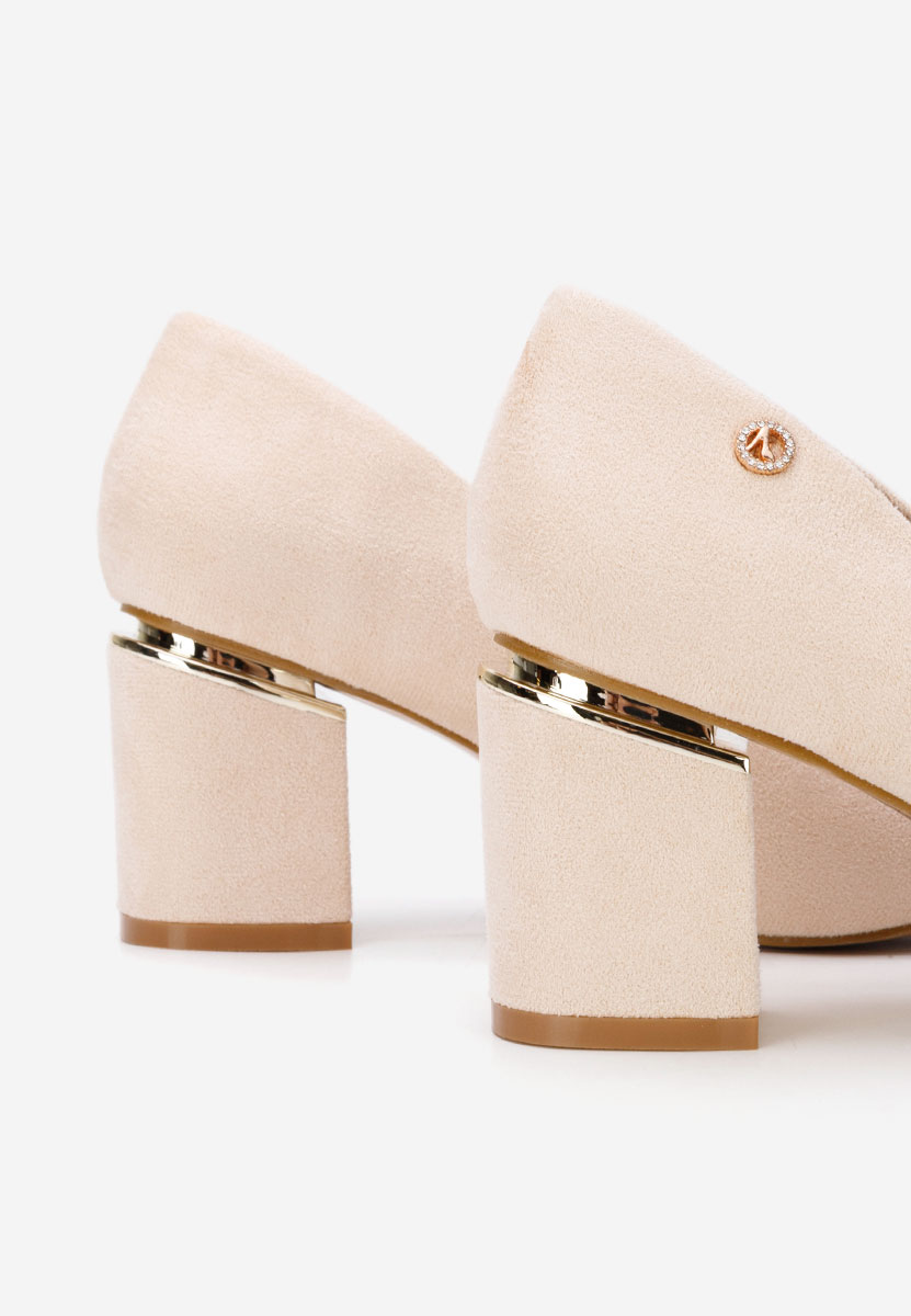 Γοβες Nelia V5 μπεζ