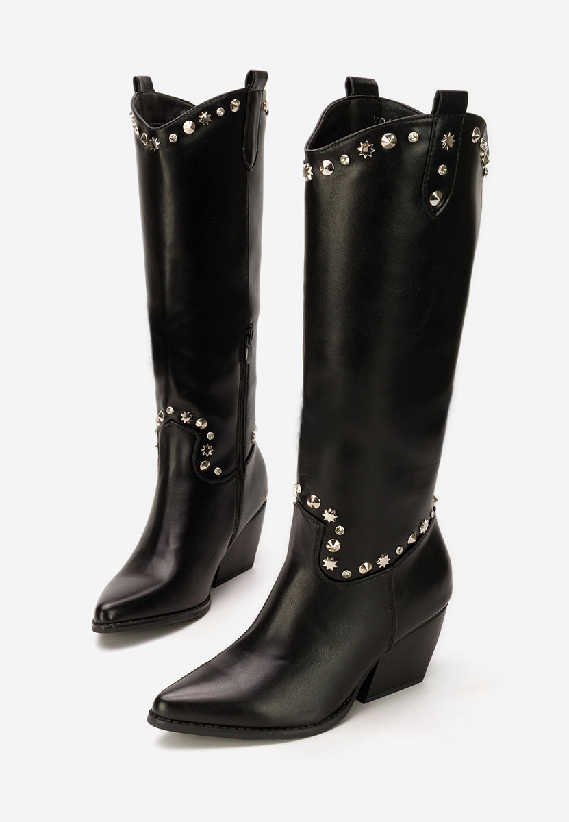 Καουμπόικες Μπότες Crisela Μαύρα