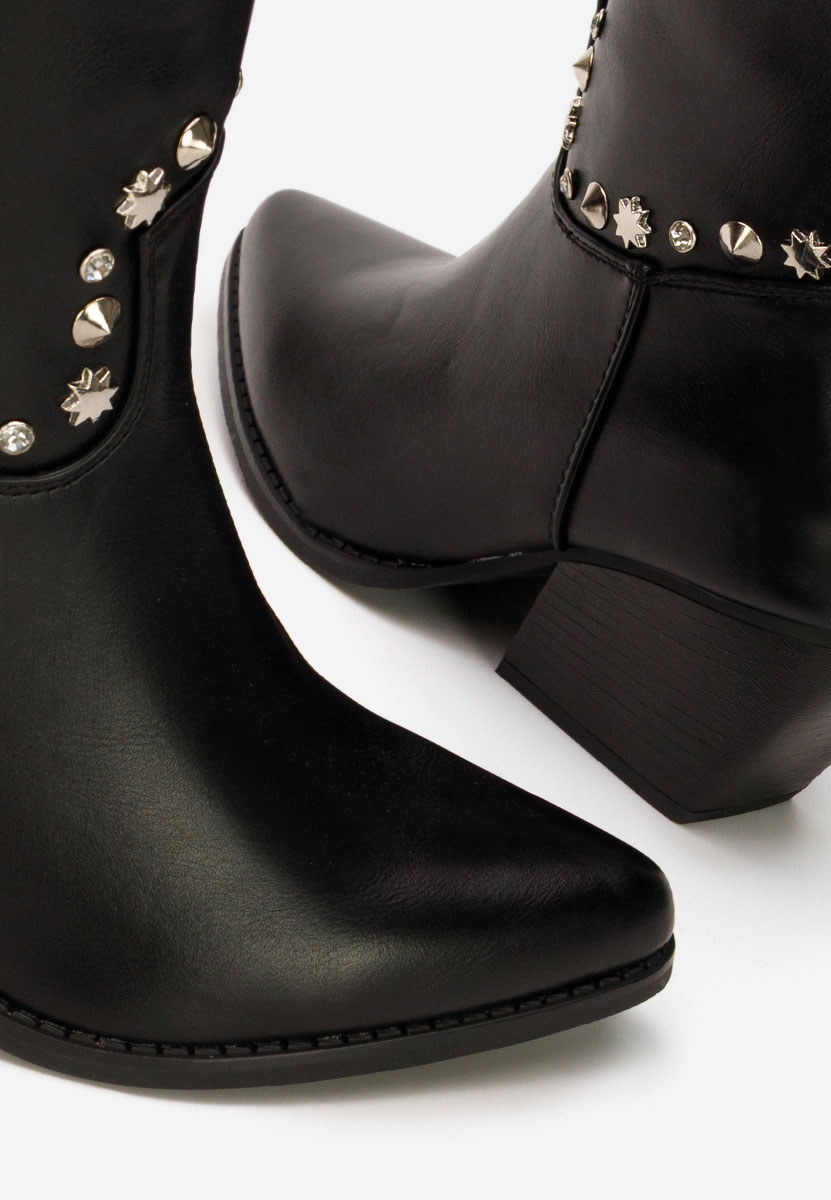 Καουμπόικες Μπότες Crisela Μαύρα