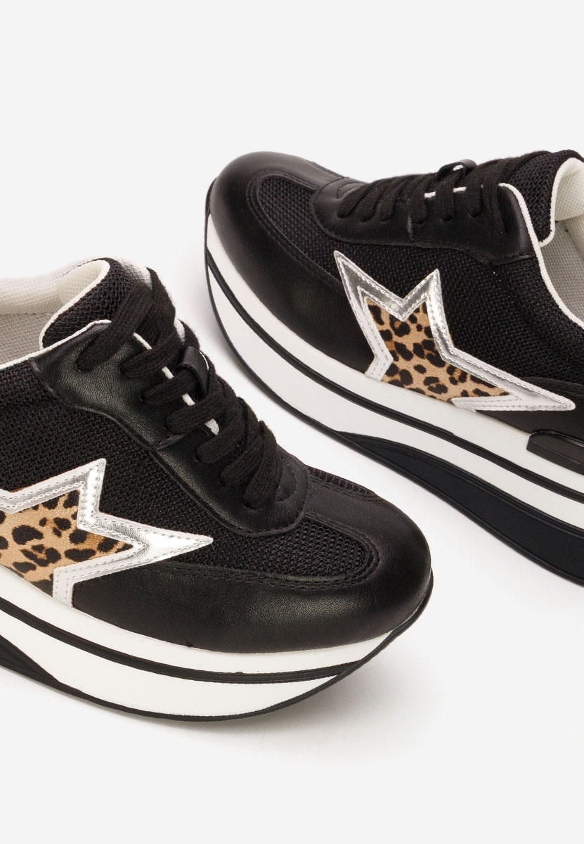 Sneakers με πλατφόρμα Valorys μαύρα