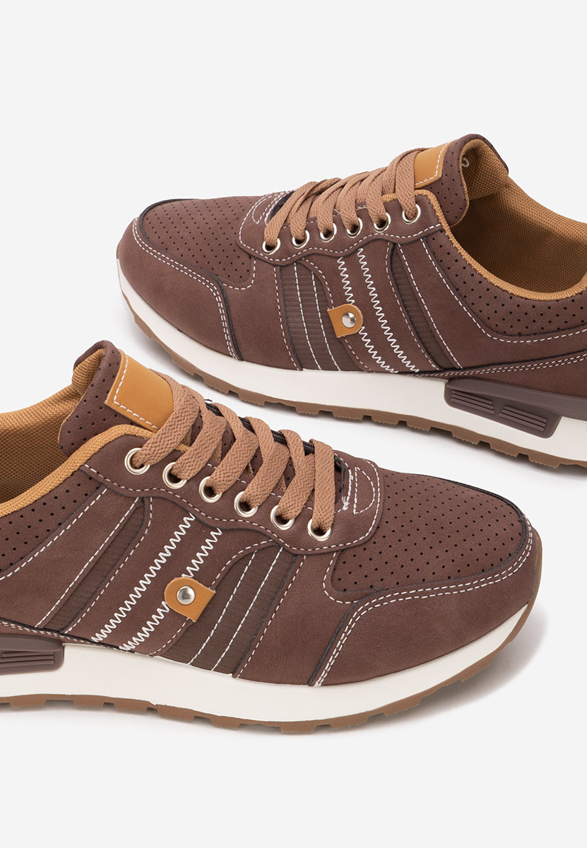 Sneakers σανδάλια Melcor καφε